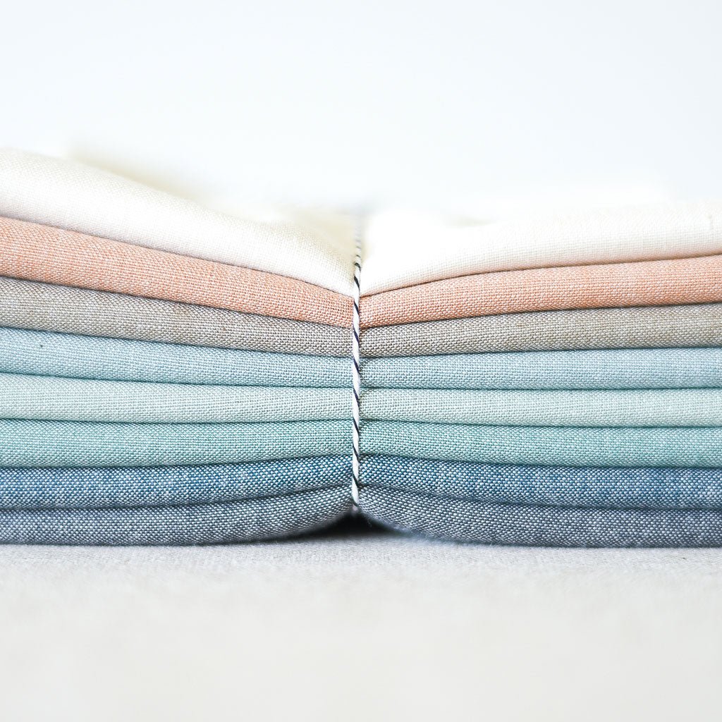 Fableism Supply Co. : Everyday Chambray : Fat Quarter Set : 8 pcs - the workroom