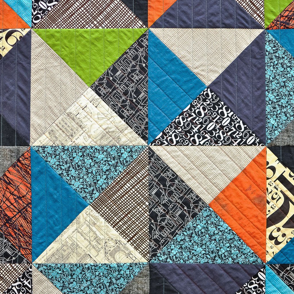 Mod Blocks Quilt : starts Saturday June 1, 11am-2pm for 4 sessions - the workroom