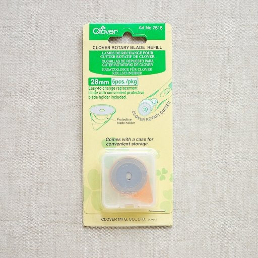 Clover : 28mm Rotary Cutter Blade : 5pcs - the workroom