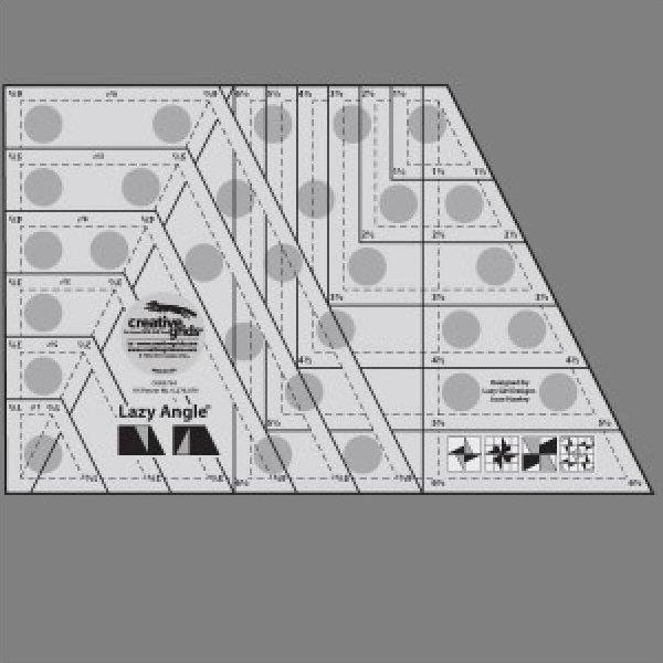 Creative Grids : Lazy Angle Ruler : 6.5" x 10.5" - the workroom