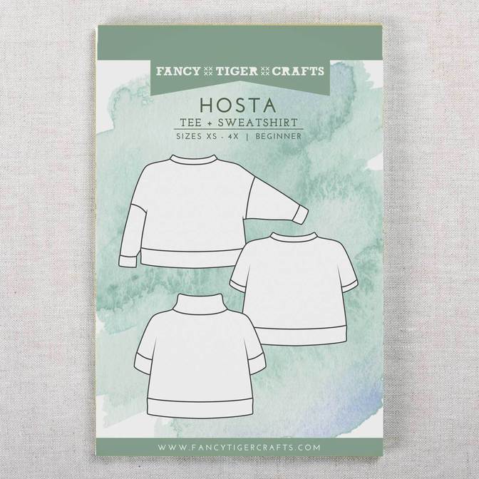 Fancy Tiger : Hosta Tee + Sweatshirt Pattern - the workroom