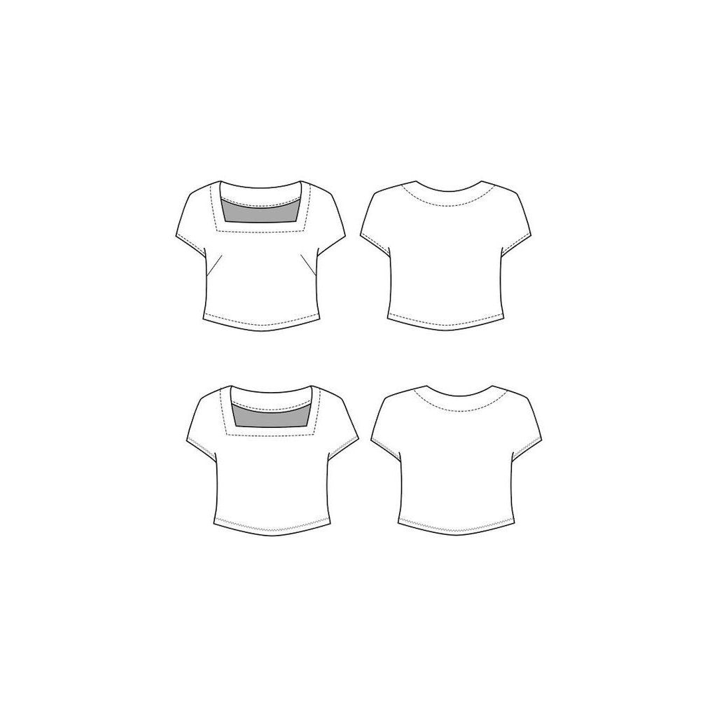 Friday Pattern Co. : Square Neck Top Pattern - the workroom