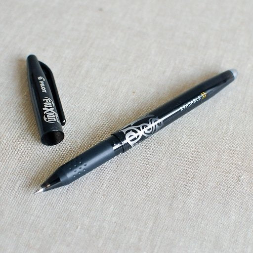 Frixion : Black Pen : Fine Point .7mm : Heat Erase - the workroom