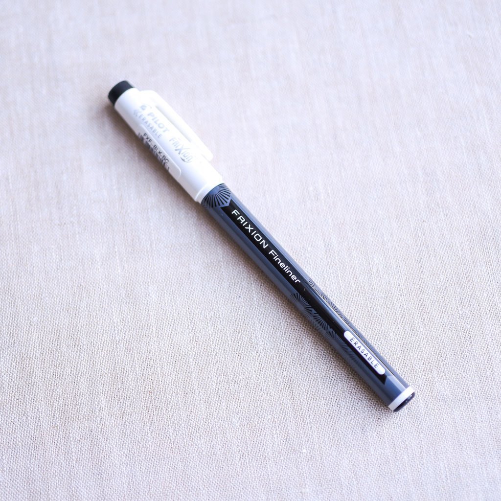 Frixion : Fineliner Pen : Black : 0.6mm - the workroom