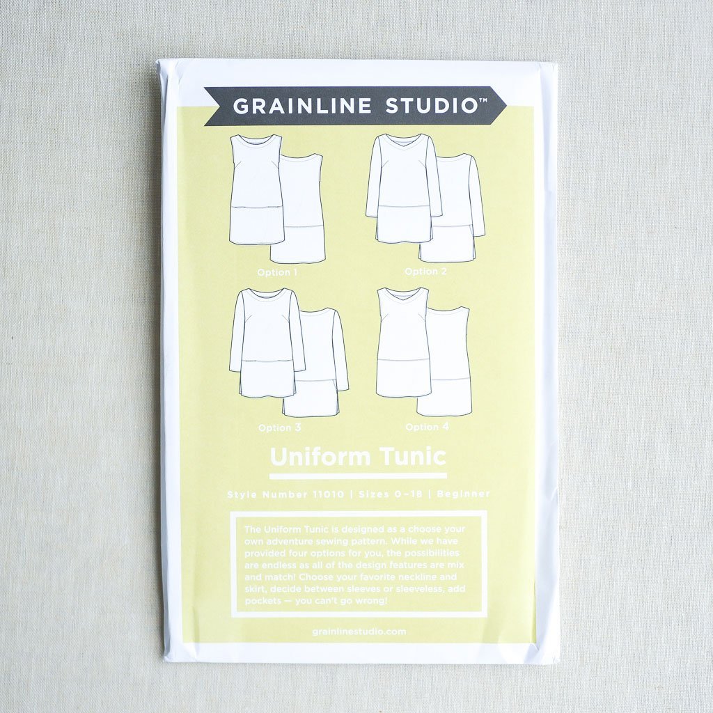 Grainline Studio : Uniform Tunic Dress Pattern - the workroom