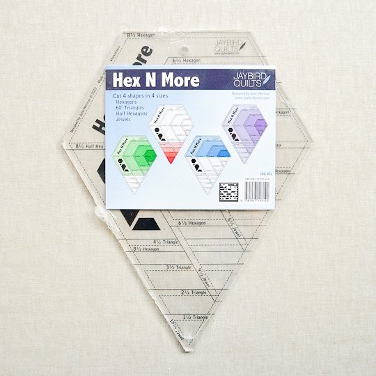 Jaybird Quilts : Hex N More Ruler - the workroom