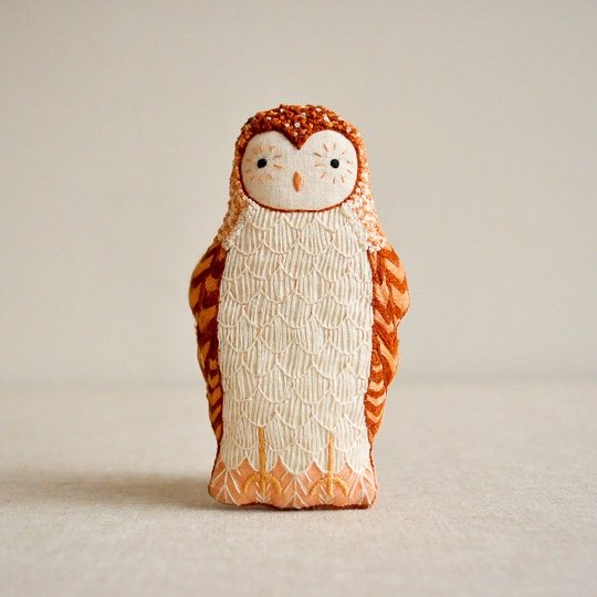 Kiriki Press : DIY Embroidered Doll Kit : Barn Owl - the workroom