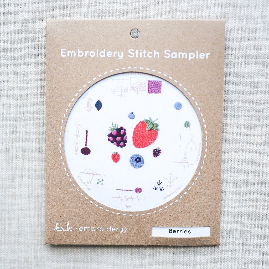 Kiriki Press : Embroidery Stitch Sampler : Berries - the workroom