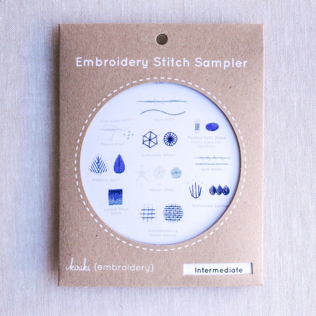 Kiriki Press : Embroidery Stitch Sampler : Intermediate - the workroom