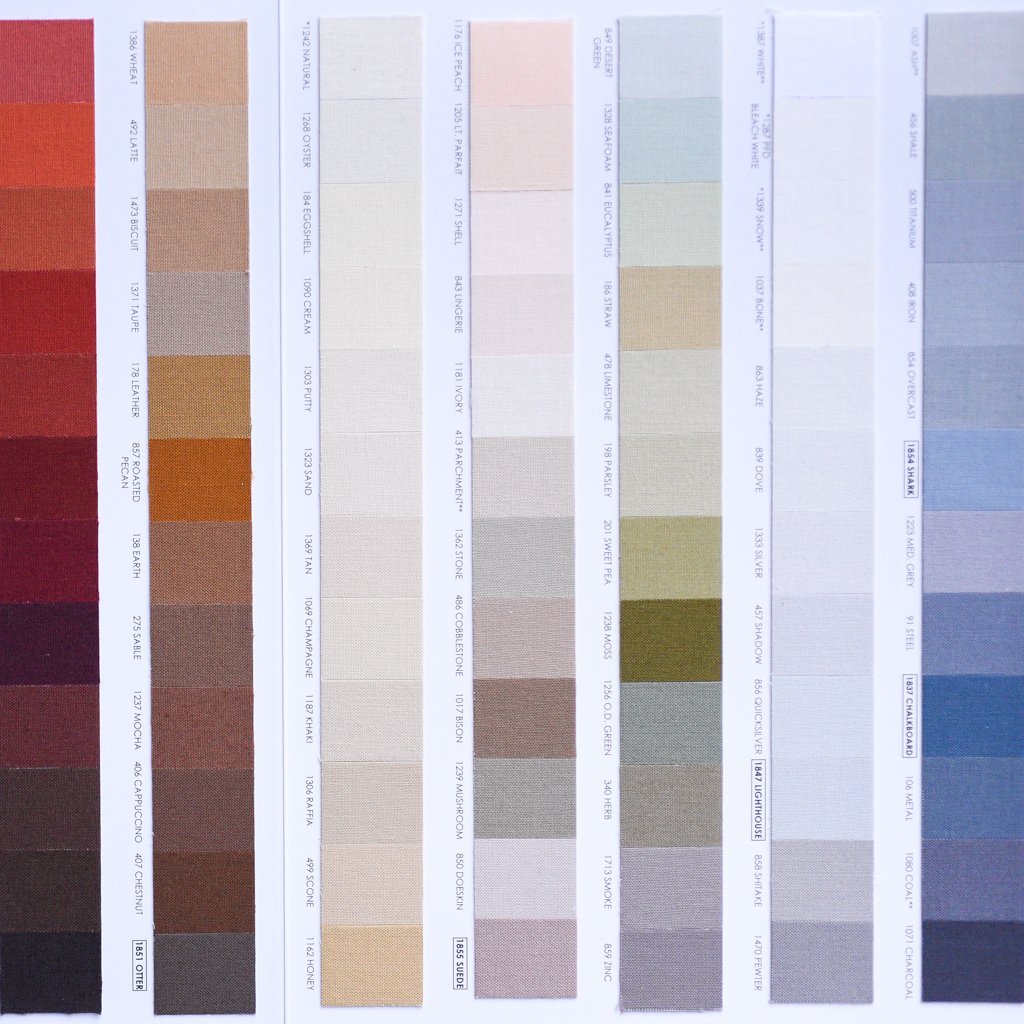 Kona Cotton Colour Card - the workroom