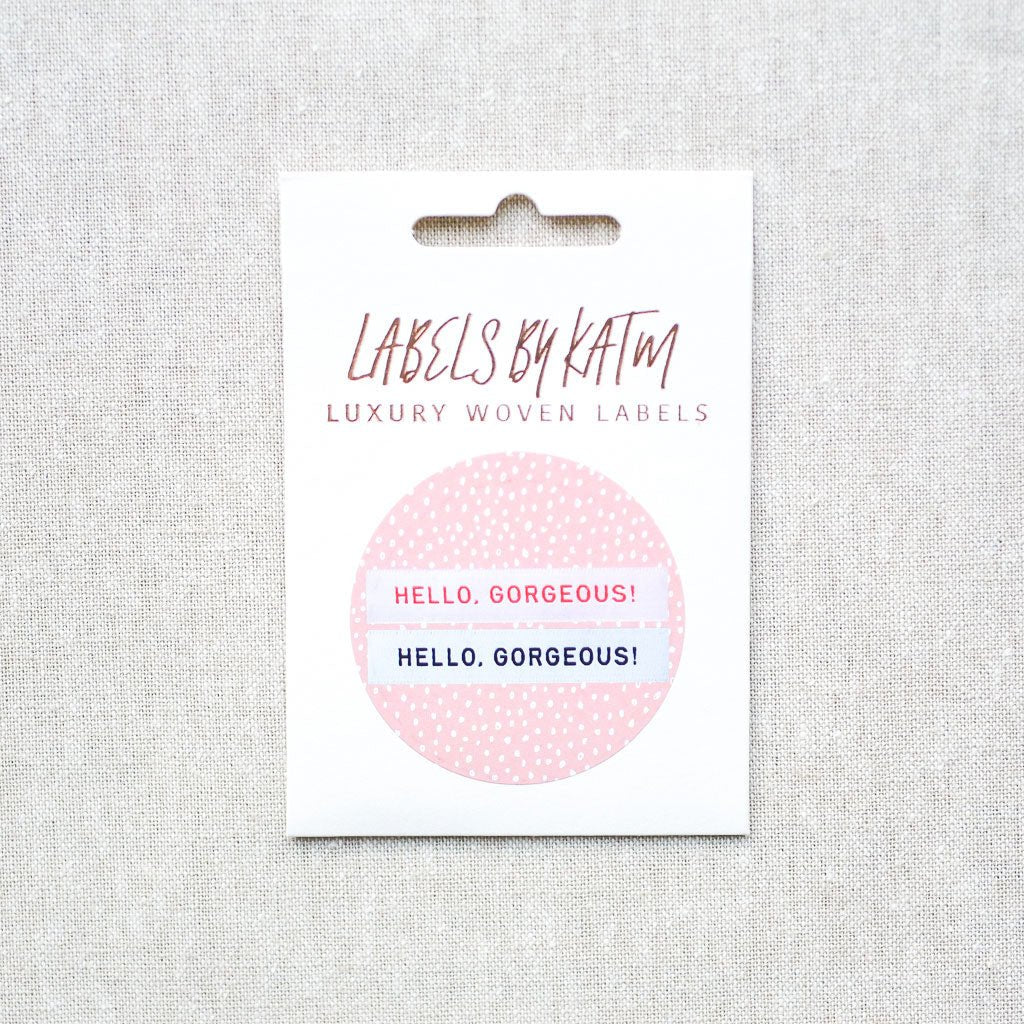 Kylie And The Machine : Woven Labels : Hello Gorgeous : 10 pcs - the workroom