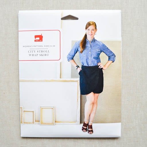 Liesl & Co. : City Stroll Wrap Skirt Pattern - the workroom