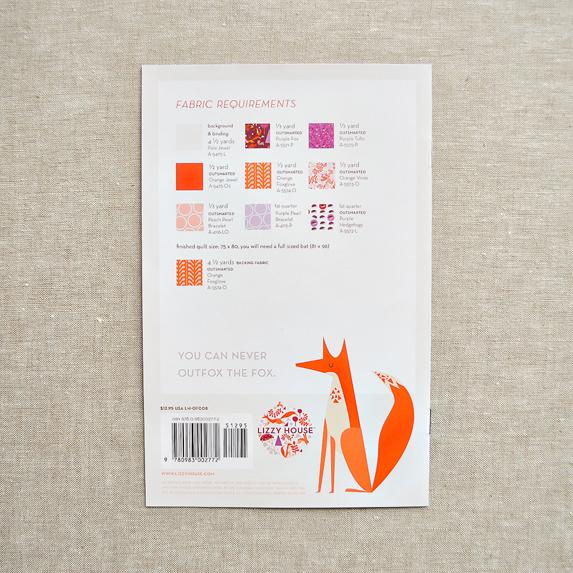 Lizzy House : Outfox the Fox Quilt Pattern - the workroom