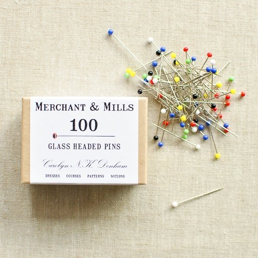 Merchant & Mills : Glass Headed Pins : 100 - the workroom
