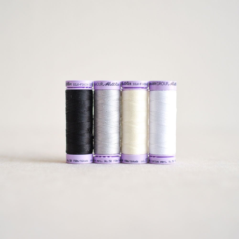 Mettler : Cotton Thread Set : 150m Essentials : 4 pcs - the workroom