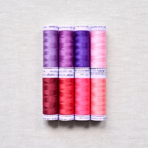 Mettler : Johanna's Cotton Thread Set : Lipstick & Lingerie : 8 pcs - the workroom