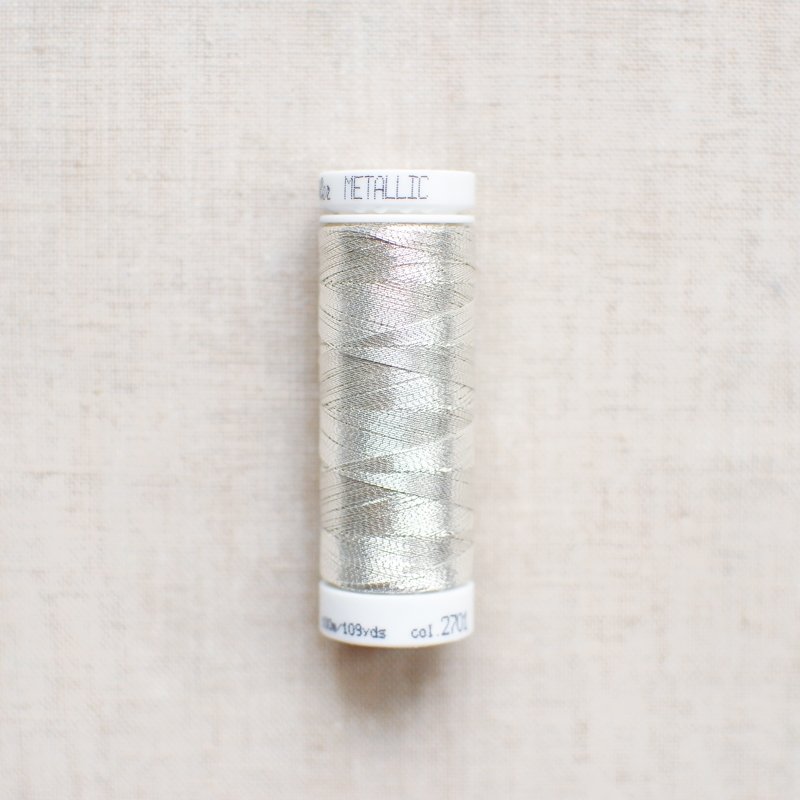 Mettler : Metallic Embroidery Thread : Pyrite : 100m - the workroom