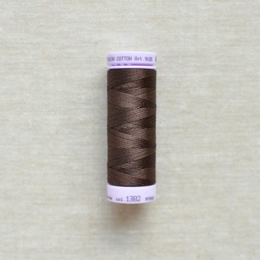 Mettler : Silk-Finish Cotton Thread : Black Peppercorn - the workroom