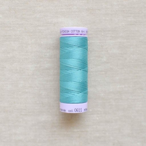 Mettler : Silk-Finish Cotton Thread : Blue-Green Opal : 150m - the workroom
