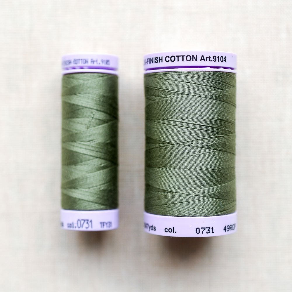 Mettler : Silk-Finish Cotton Thread : Burnt Olive - the workroom
