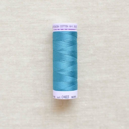 Mettler : Silk-Finish Cotton Thread : Dark Turquoise : 150m - the workroom