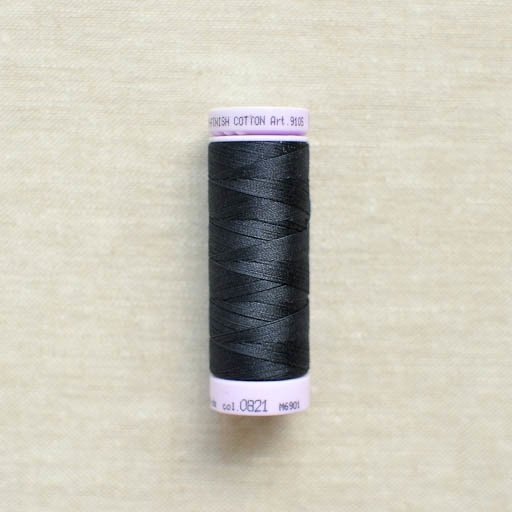 Mettler : Silk-Finish Cotton Thread : Darkest Blue : 150m - the workroom