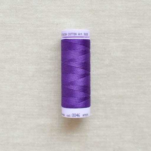 Mettler : Silk-Finish Cotton Thread : Deep Purple : 150m - the workroom