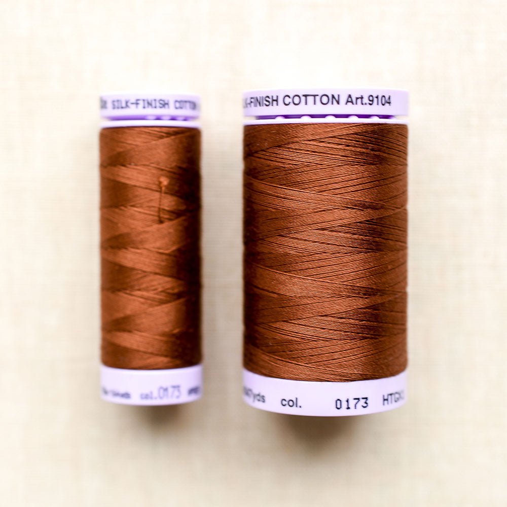 Mettler : Silk-Finish Cotton Thread : Friar Brown - the workroom