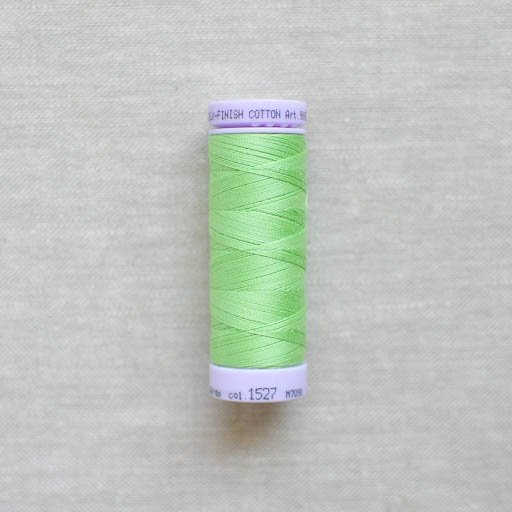 Mettler : Silk-Finish Cotton Thread : Jade Lime : 150m - the workroom