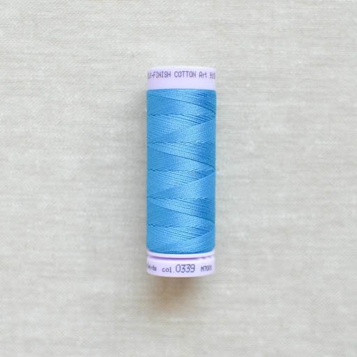 Mettler : Silk-Finish Cotton Thread : Mediterranean Blue : 150m - the workroom
