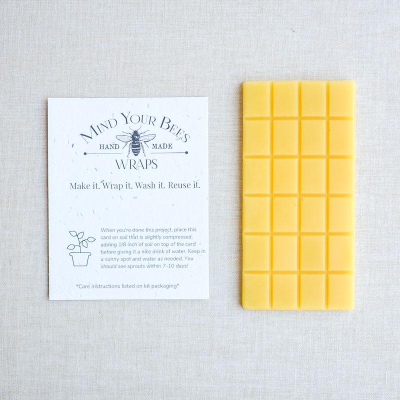 Mind Your Bees Wraps : DIY Beeswax Wrap Kits - the workroom
