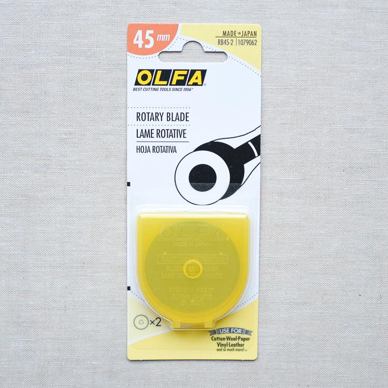 Olfa : 45mm Replacement Rotary Blade : 2pcs - the workroom