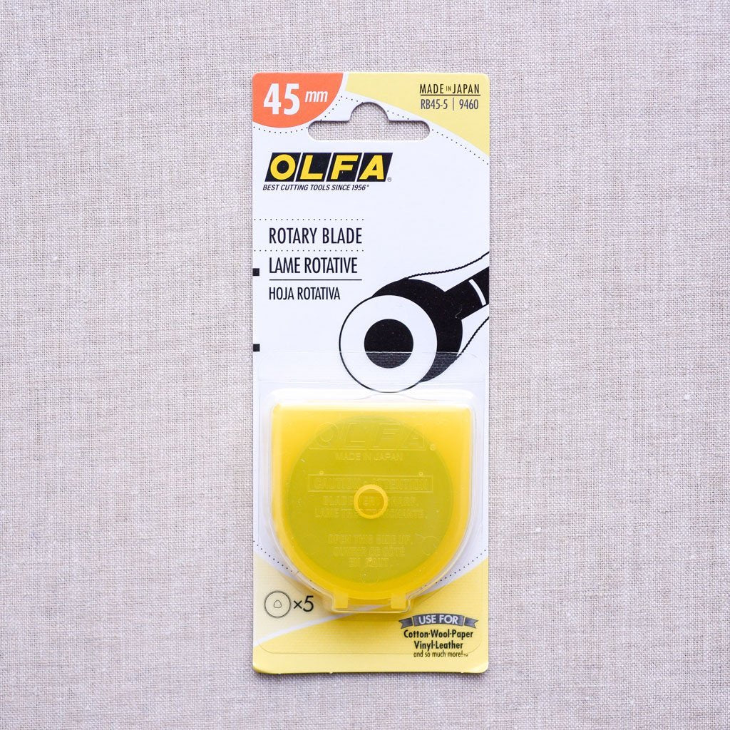 Olfa : 45mm Replacement Rotary Blade : 5pcs - the workroom