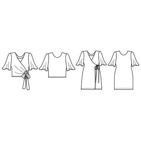 Papercut Patterns : Sequence Blouse & Dress Pattern - the workroom