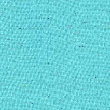 Robert Kaufman : Essex Speckle Yarn Dyed : Aqua - the workroom