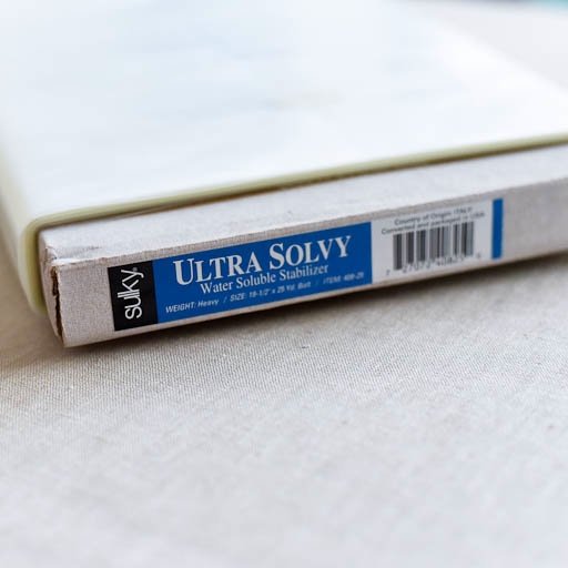 Sulky : Ultra Solvy : Extremely Firm and Stable Water Soluble Stabilizer : 20&rdquo; wide - the workroom