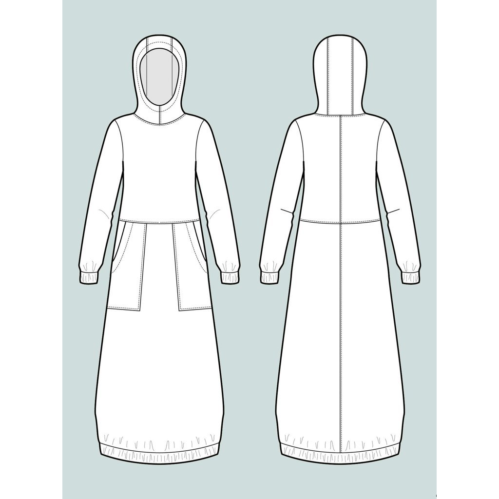 The Assembly Line : Hoodie Dress Pattern - the workroom