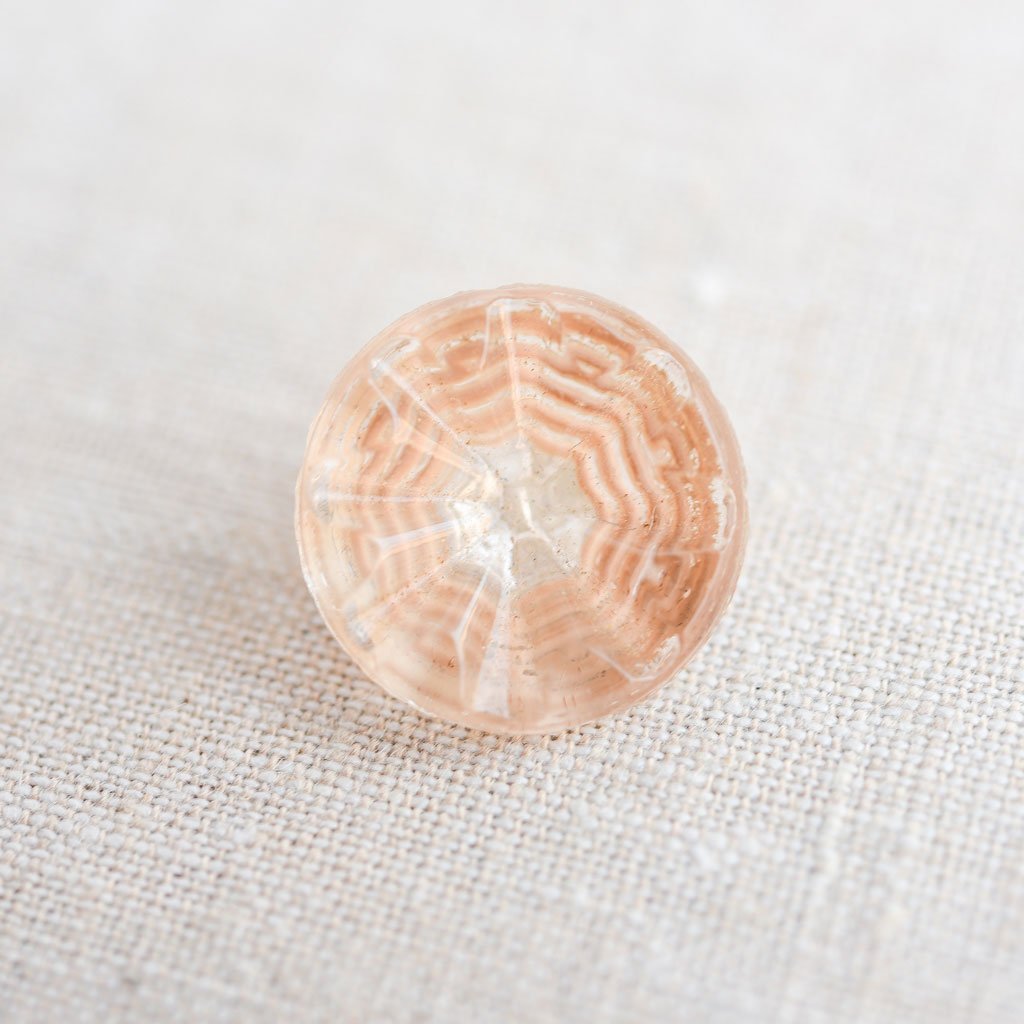 The Button Dept. : Glass : Apricot Frill - the workroom
