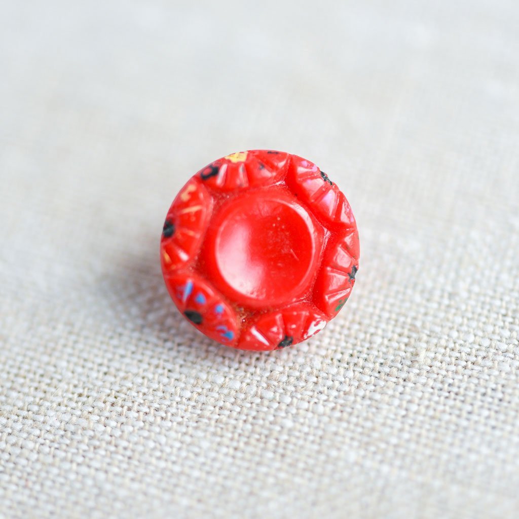 The Button Dept. : Glass : Cherry Amelia - the workroom