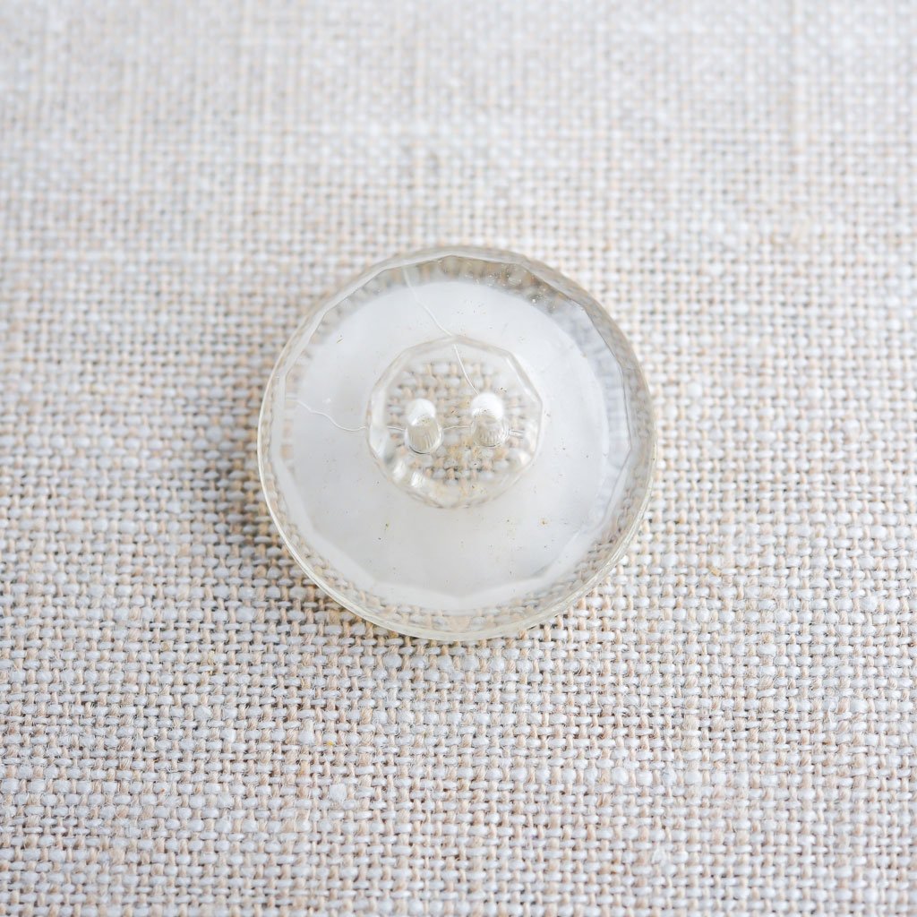 The Button Dept. : Glass : Frosted Clear Classic - the workroom