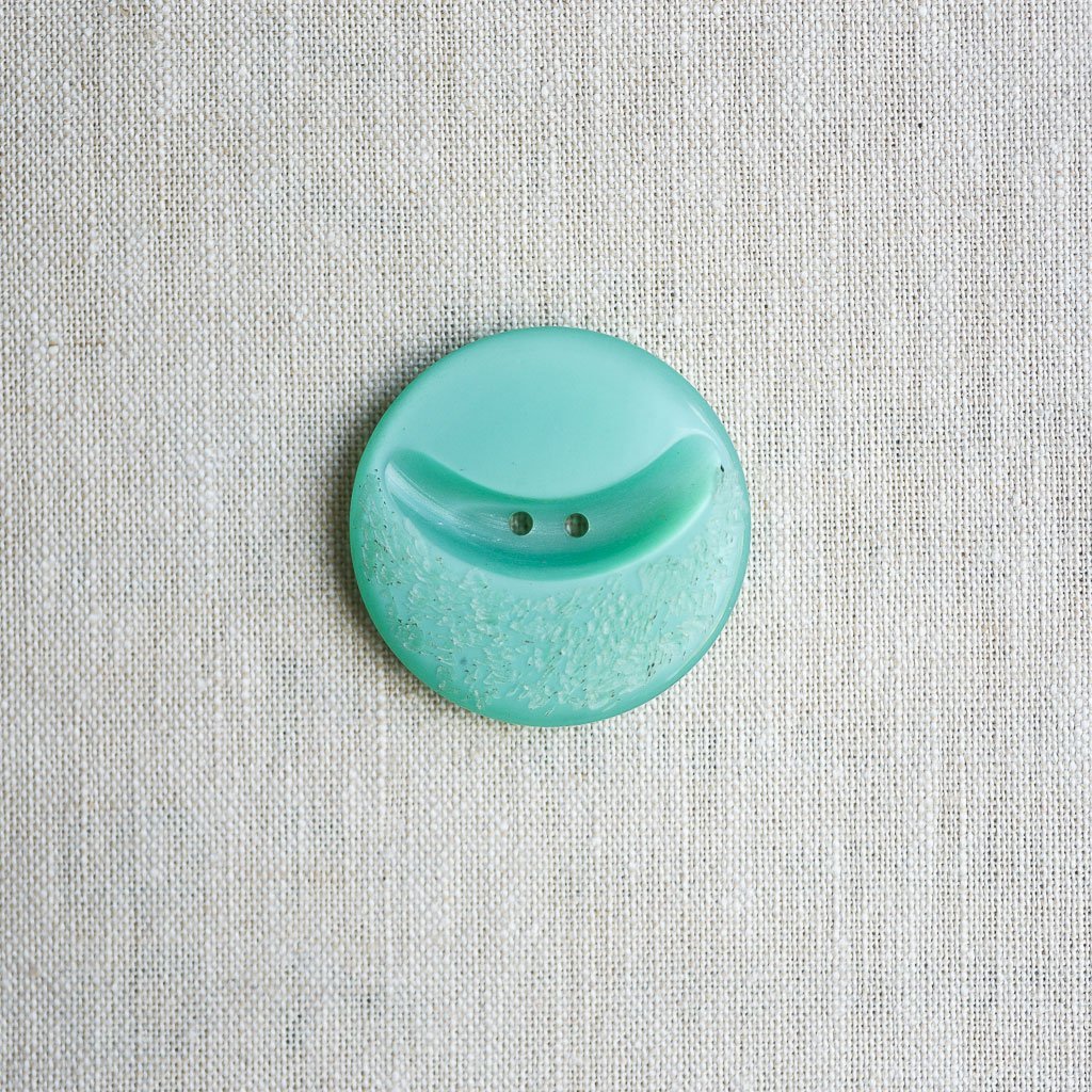 The Button Dept. : Plastic : Aqua Crescent - the workroom