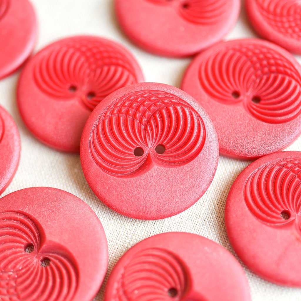 The Button Dept. : Plastic : Cherry Slinky - the workroom