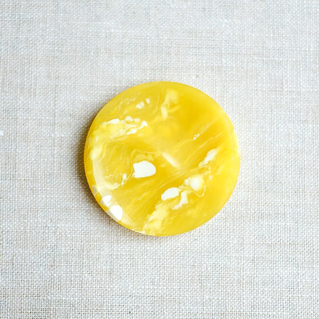 The Button Dept. : Plastic : Lemon Marble Swirl - the workroom