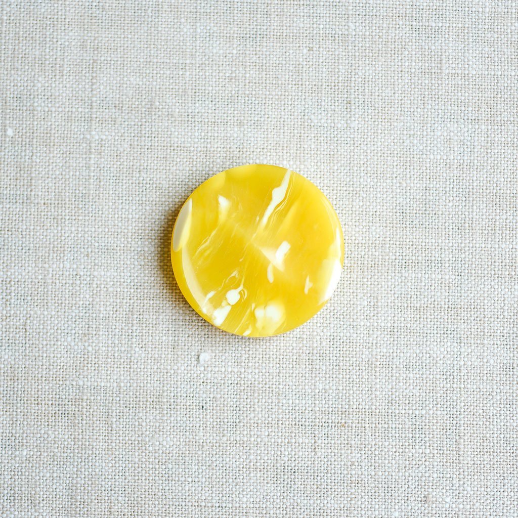 The Button Dept. : Plastic : Lemon Marble Swirl - the workroom