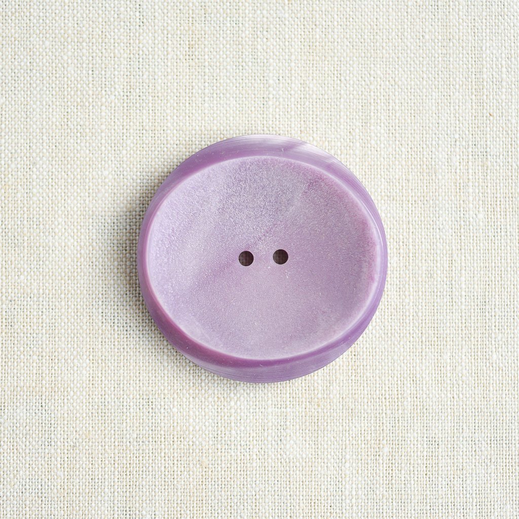 The Button Dept. : Plastic : Lilac Oval Eclipse - the workroom