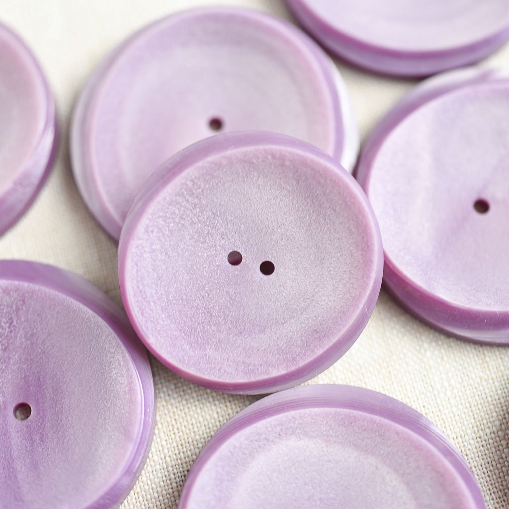 The Button Dept. : Plastic : Lilac Oval Eclipse - the workroom
