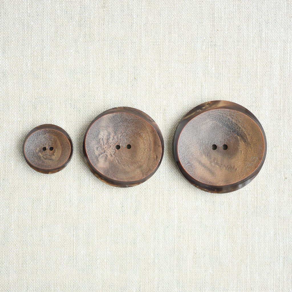 The Button Dept. : Plastic : Mocha Oval Eclipse - the workroom