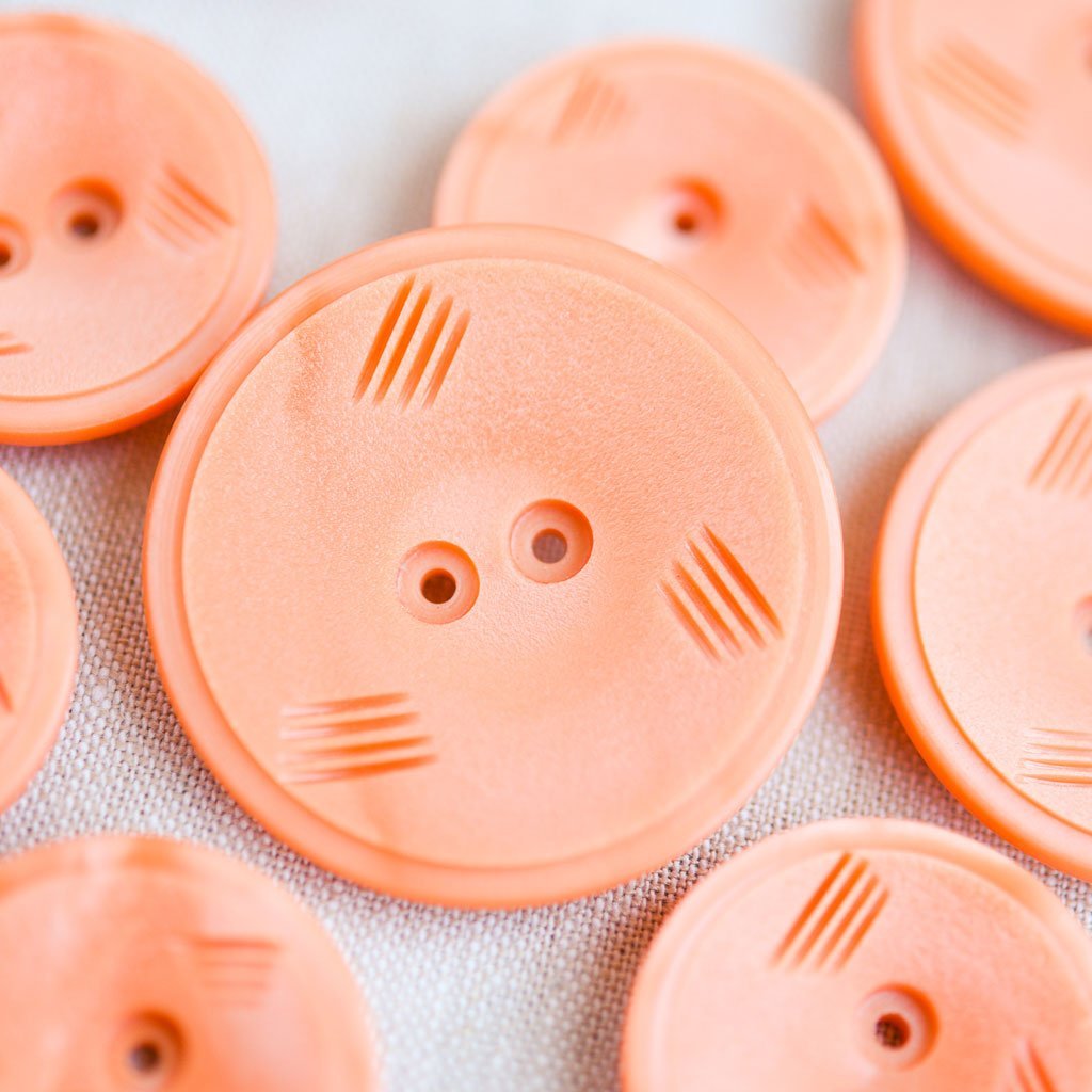 The Button Dept. : Plastic : Nectarine Strudel - the workroom