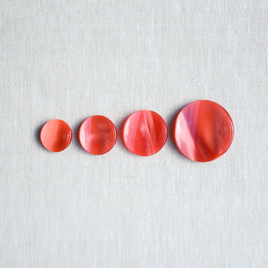 The Button Dept. : Plastic : Strawberry Pringle - the workroom