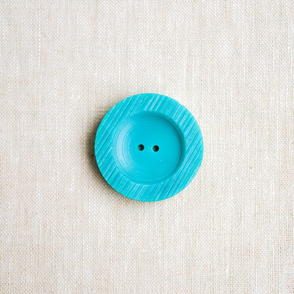 The Button Dept : Plastic : Turquoise Hatch - the workroom